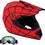 Casco De Moto Spiderman