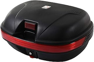 Baul Moto Custom Para 2 Cascos
