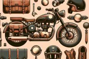 Los accesorios que resaltan la estética retro en tu moto Los accesorios que resaltan la estética retro en tu moto.